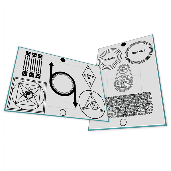 KIT Mesas de Gráficos para Proteção na Cama - Placas Radiônicas para Proteção na Cama