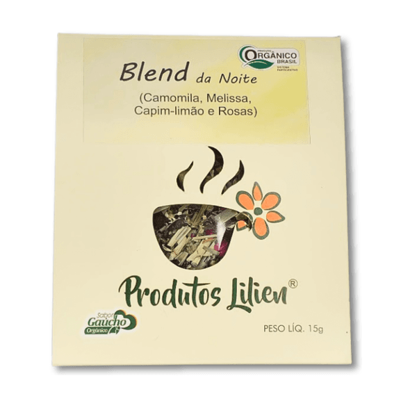 CHÁS BLENDS DA NOITE ORGÂNICO - PRODUTOS LILIEN - 15G.