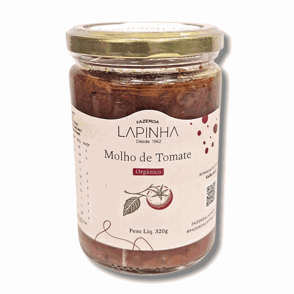 MOLHO DE TOMATE - FAZENDA LAPINHA - 320G.