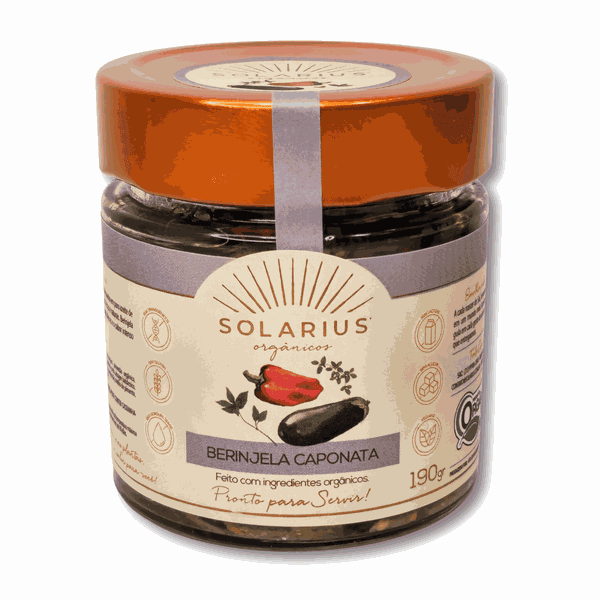BERINJELA CAPONATA SOLARIUS - 190G.