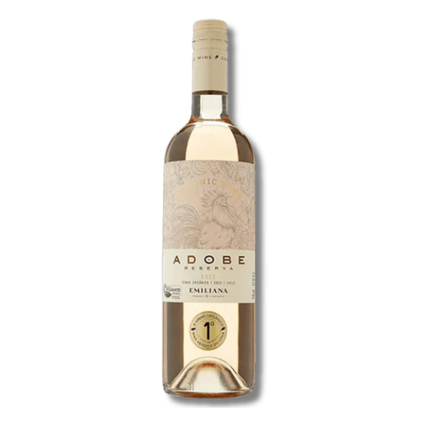 VINHO ROSÉ CHILENO - ADOBE RESERVA EMILIANA 750ML