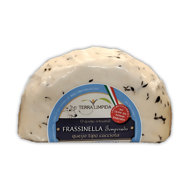 QUEIJO FRASSINELLA COM ERVAS FINAS - TERRA LÍMPIDA - (300G - 450G).