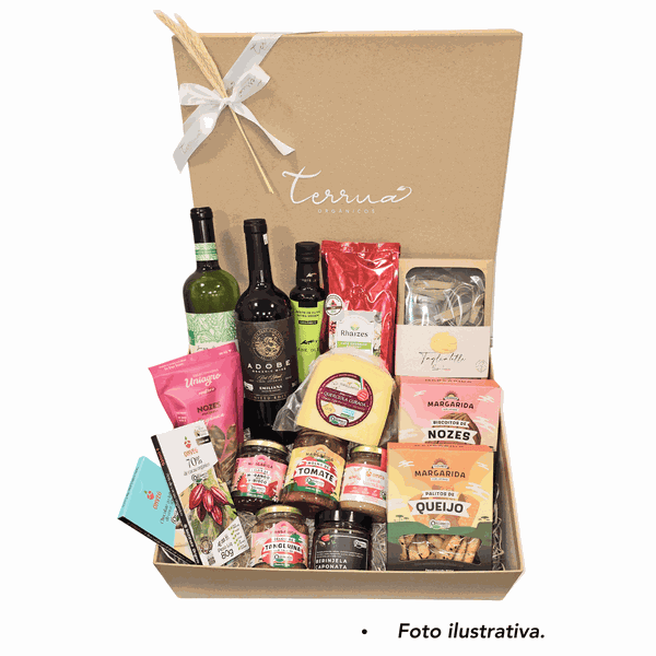 CESTA GOURMET DIMOND - CAIXA G KRAFT - (16 ITENS)