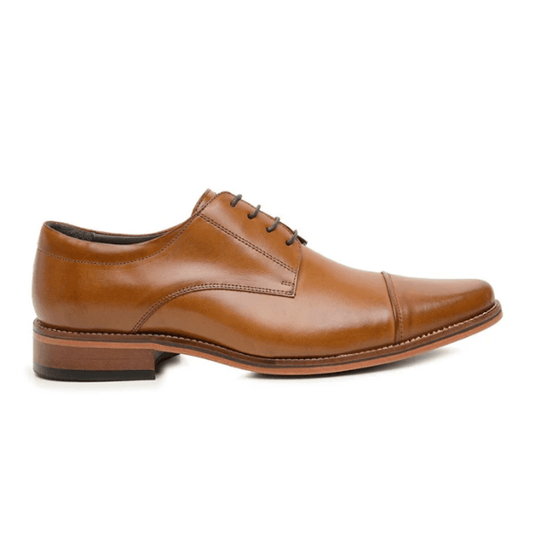 54215TW-Sapato Social Masculino feito a mão em couro Loafer premium 54215 Amarelo