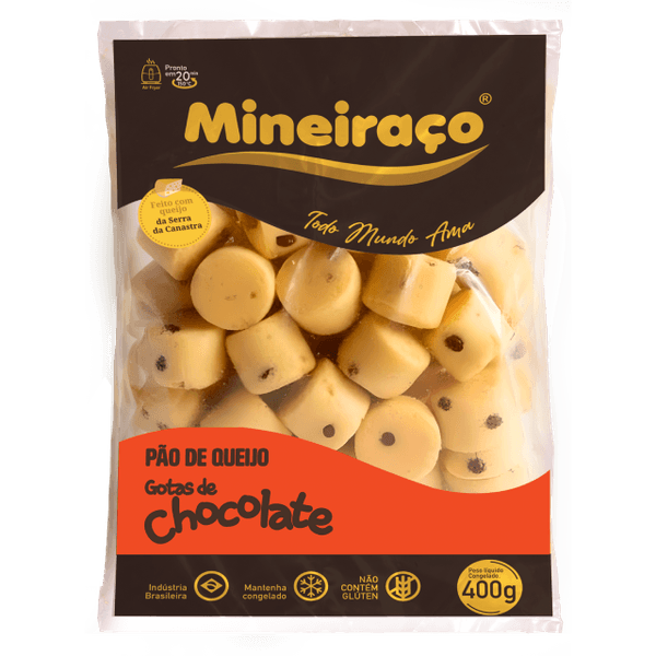 Pão de Queijo Com Chocolate 25G (400G) - Congelado