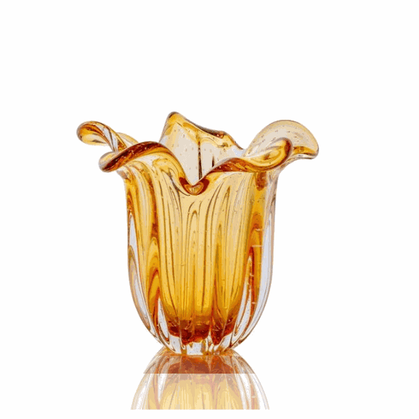 Vaso Murano mini Tulipa Âmbar