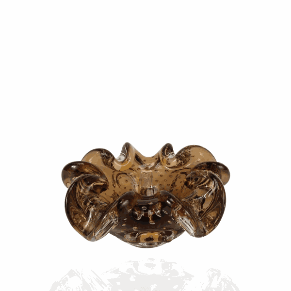 Centro de Mesa Murano Aspente Mini Marrom14cm