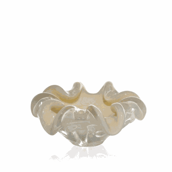 Centro de Mesa Murano Aspente Mini Pérola 14cm