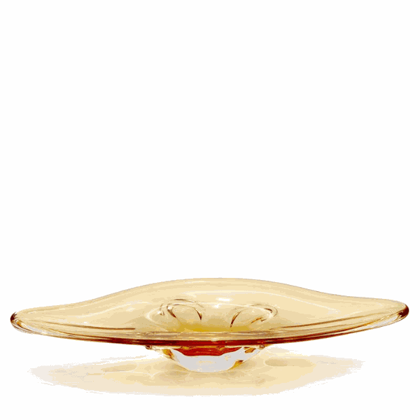 Centro de Mesa De Murano São Marcos Âmbar 65cm