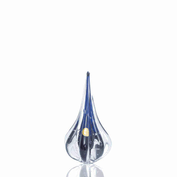 Gota Cristal Murano Fênix P Azul Nightly