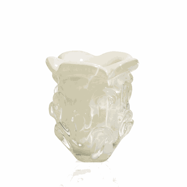 Vaso Murano mini Bolhas Pérola 