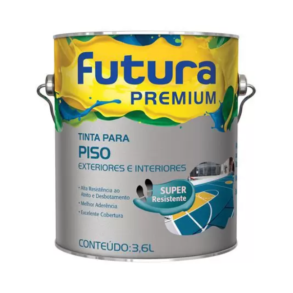 TINTA PISO PRETO 3,6L FUTURA