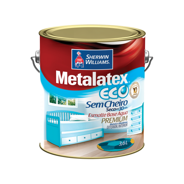 ESMALTE ACETINADO ECO METALATEX 3,6L