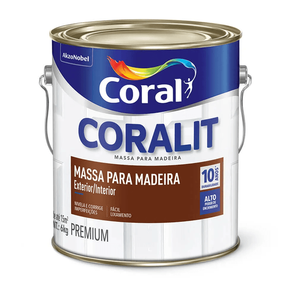 Coralit Massa Madeira 3,6L - Coral
