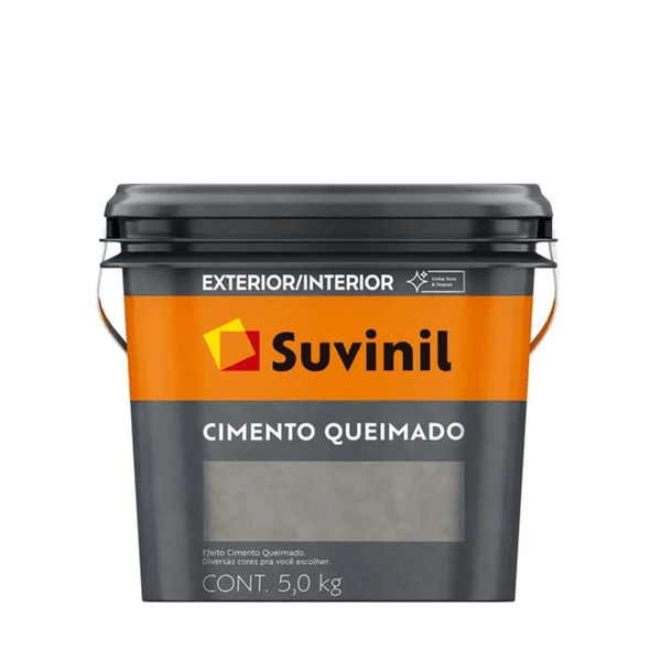 Cimento Queimado Pedra Rosada 5Kg - Suvinil 