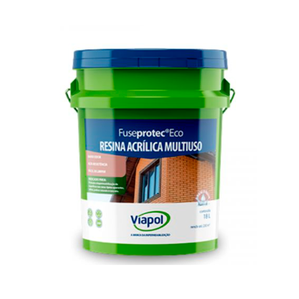 Fuseprotec Resina Acrílica Brilhante Balde 18L - Viapol