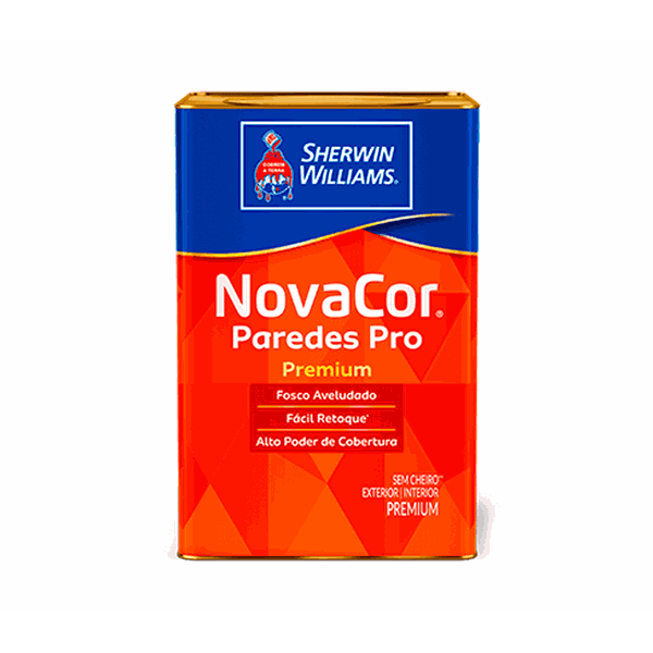 Tinta Acrílica NovaCor Pro Branco Fosco 18L - Sherwin Williams