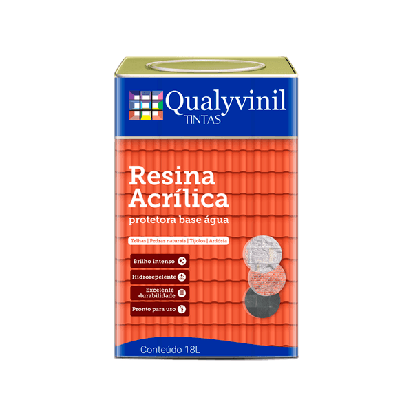 Resina Acrílica Incolor Base Água 18L - Qualyvinil