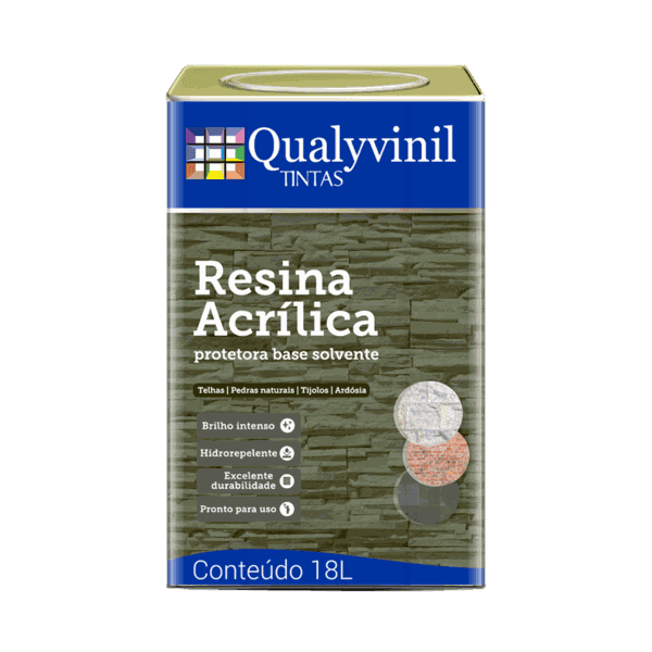 Resina Acrílica Solvente 18L - Qualyvinil