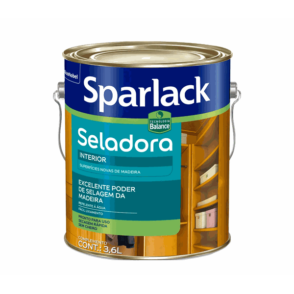 Seladora Água para Madeira 3,6L - Sparlack