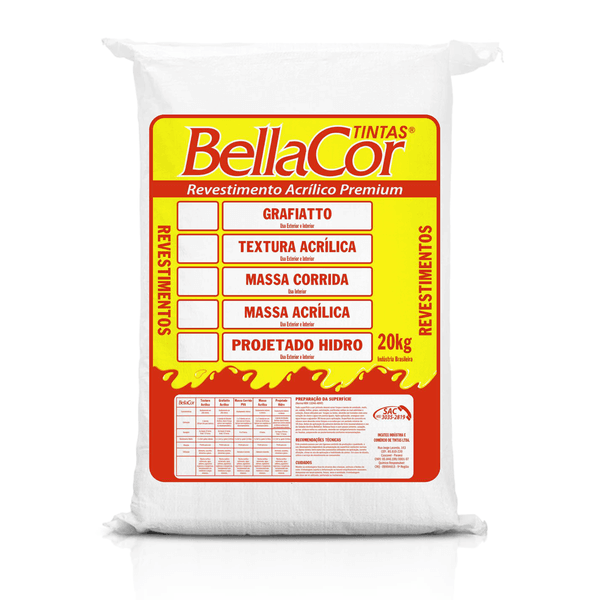 Massa corrida - Refil 20kg - BellaCor