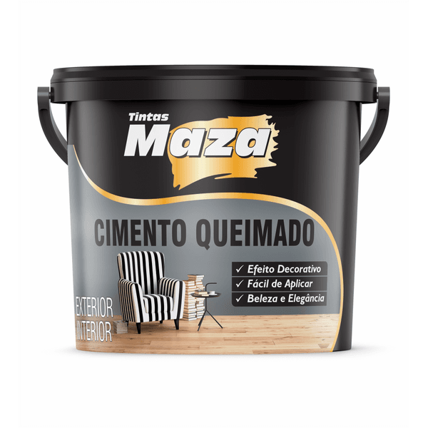 Revestimento cimento queimado 5,6kg - Maza