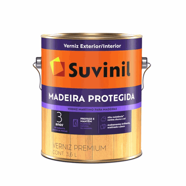 Verniz Premium Madeira Protegida 3,6l - Suvinil