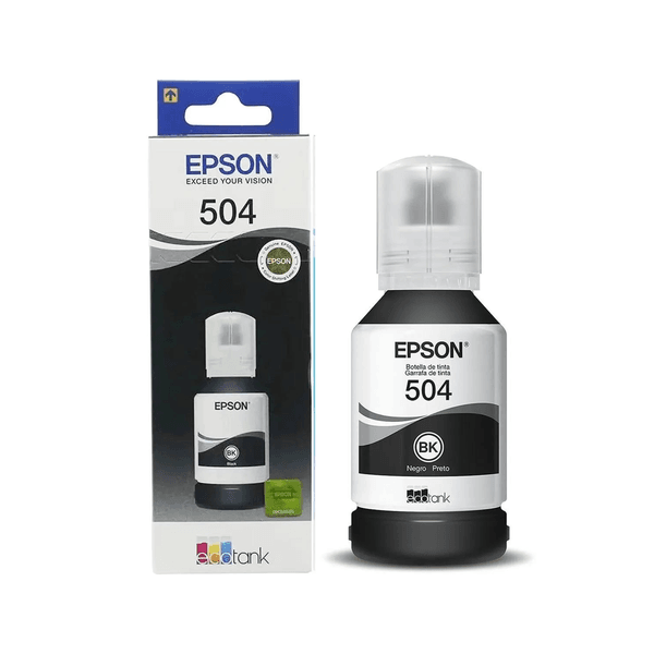 Tinta T-504 Original Epson T504 Black L4150 L4160 L6161 L6191 L6171