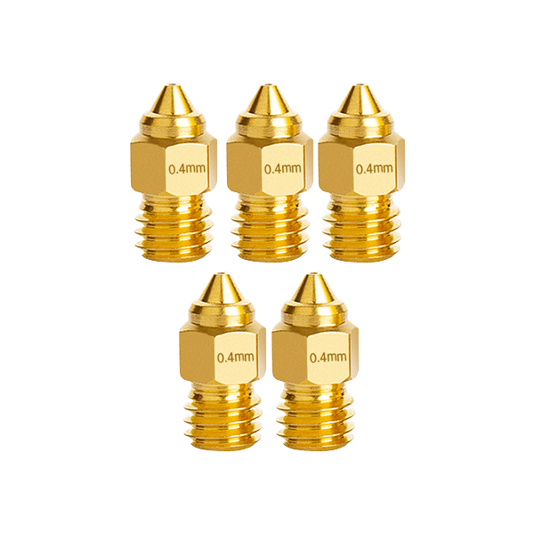 Kit 5 bicos Creality Extrusora MK8 (0.4mm)