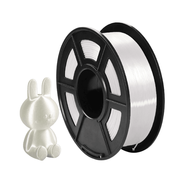 Filamento PLA+ Silk Sunlu 1.75mm 1Kg - Branco