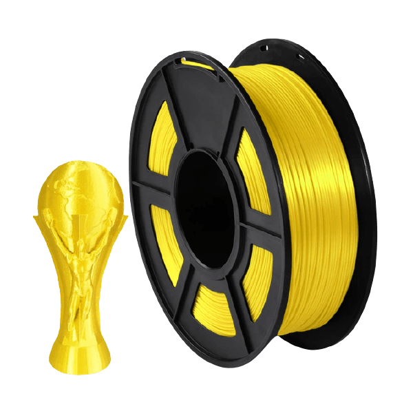 Filamento PLA+ Silk 1.75mm 1kg - Amarelo