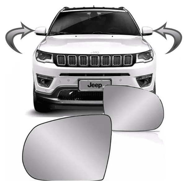 Lente Retrovisor Jeep Compass 2016 em Diante