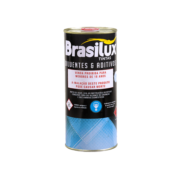 DILUENTE PARA PU /POLIESTER 107 900ML BRASILUX 