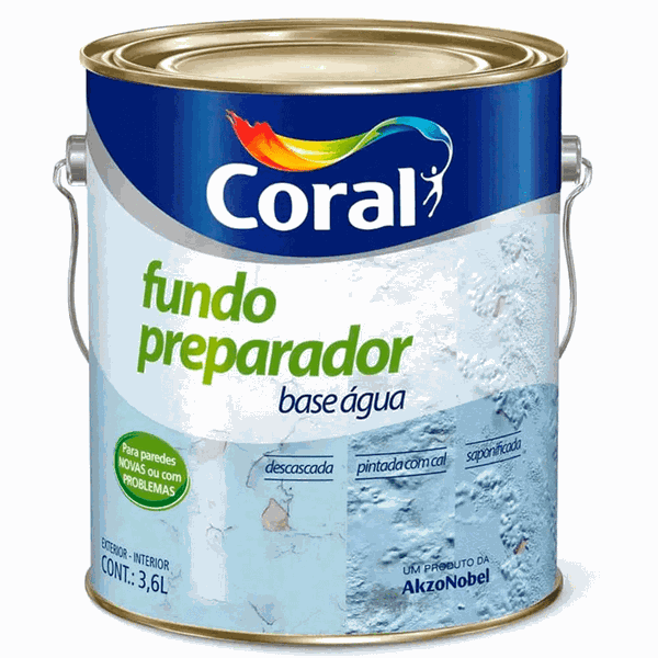 FUNDO PREPARADOR DE PAREDE CORAL 3,5L