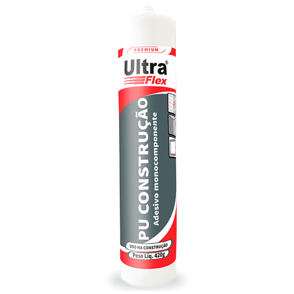 ADESIVO SILOC PU CONTRUÇÃO ULTRAFLEX BRANCO 420GRS 