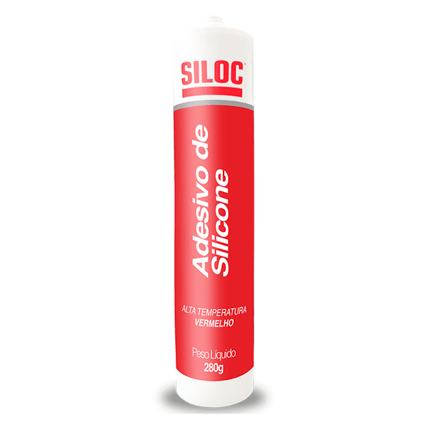 SILICICONE SILOC VERMELHO ALTA TEMPERATURA 280GRS