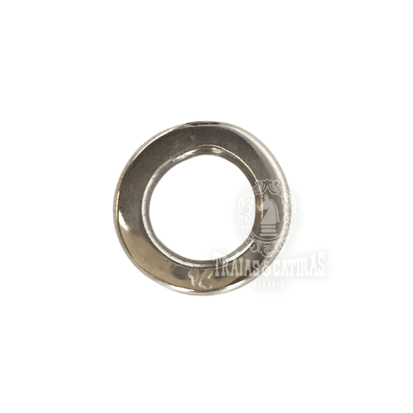Argola Chata Inox N° 14