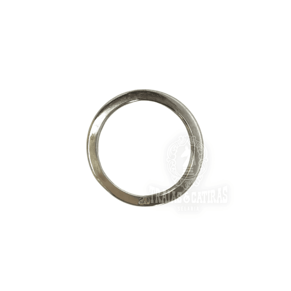 Argola Chata Inox N° 20