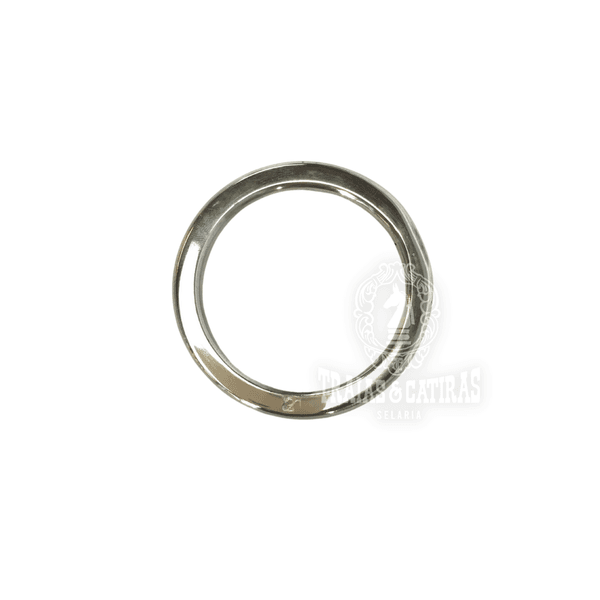 Argola Chata Inox N° 21