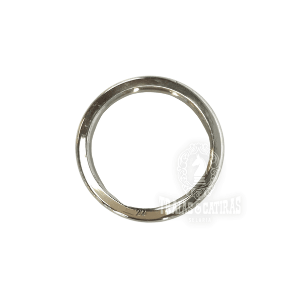 Argola Chata Inox N° 22