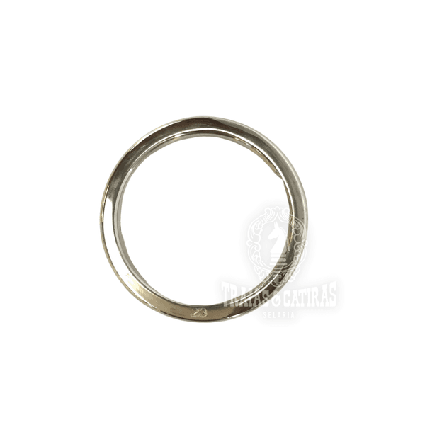 Argola Chata Inox N° 23