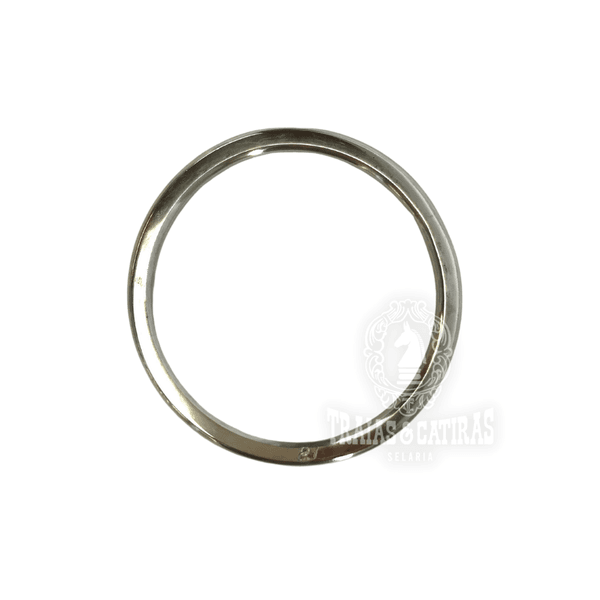 Argola Chata Inox N° 27