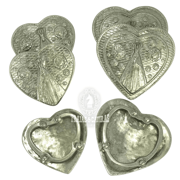 Par de Central em Zamak Nossa Senhora | Traias e Catiras | Todo