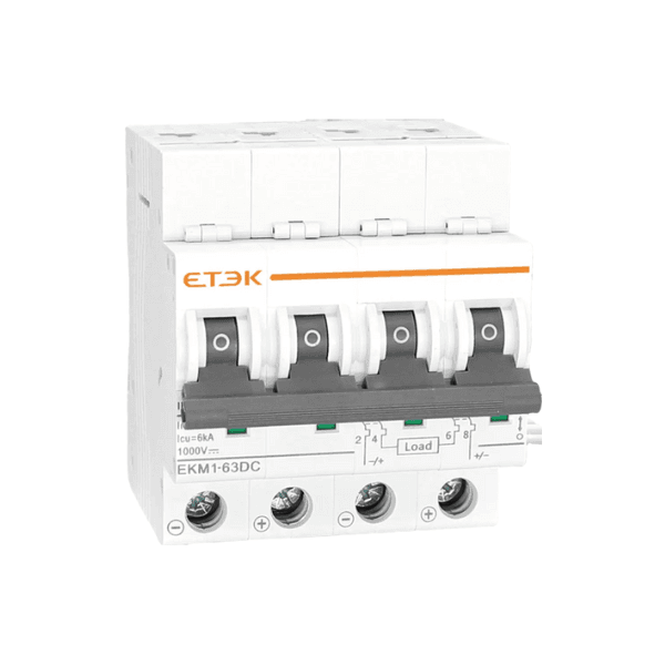 Disjuntor 1000V Solar 4P 25A