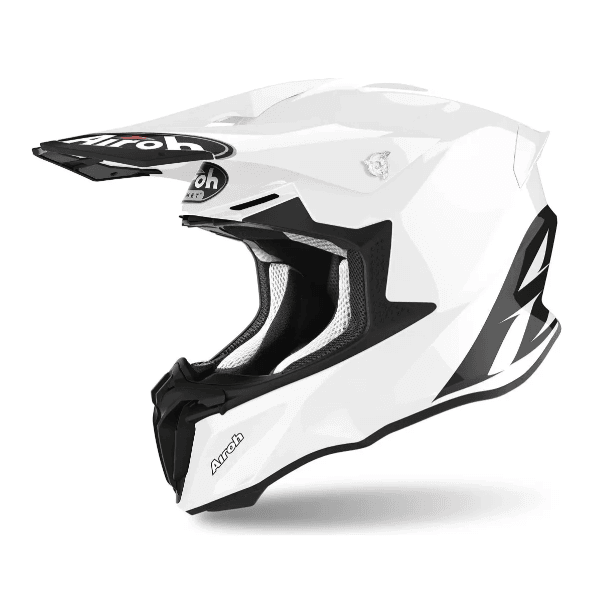 Capacete Airoh Twist 2.0 Trilha Moto Motocross Off Road Branco