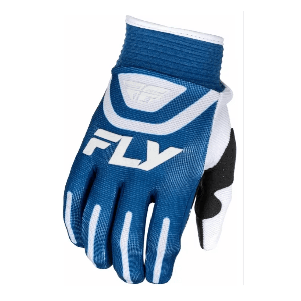 Luva De Trilha Motocross Off Road Ciclismo Fly F-16 Touch Azul Branco
