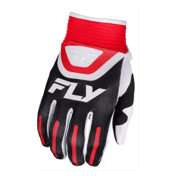 Luva De Trilha Motocross Off Road Ciclismo Fly F-16 Touch Vermelho Preto Branco