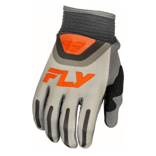 Luva De Trilha Motocross Off Road Ciclismo Fly F-16 Touch Laranja Cinza