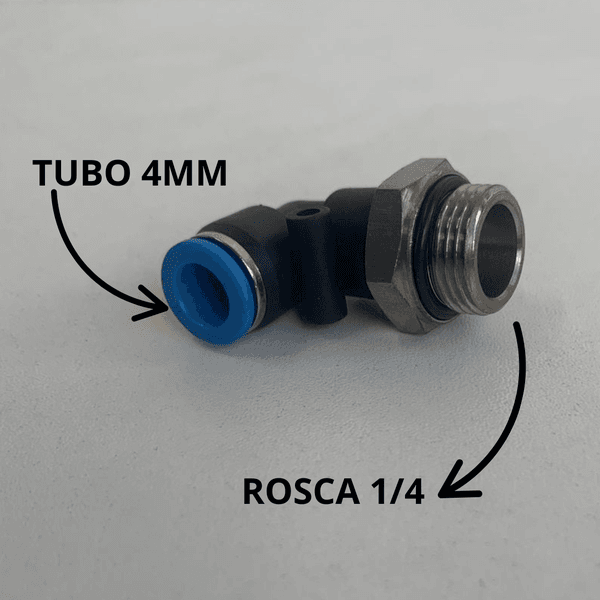 Cotovelo Macho 4Mm X 1/4