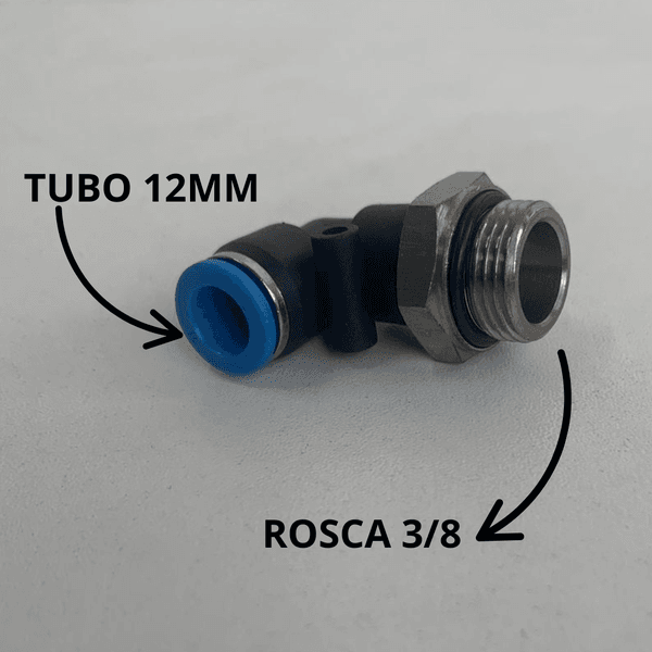 Cotovelo Macho 12mm X 3/8